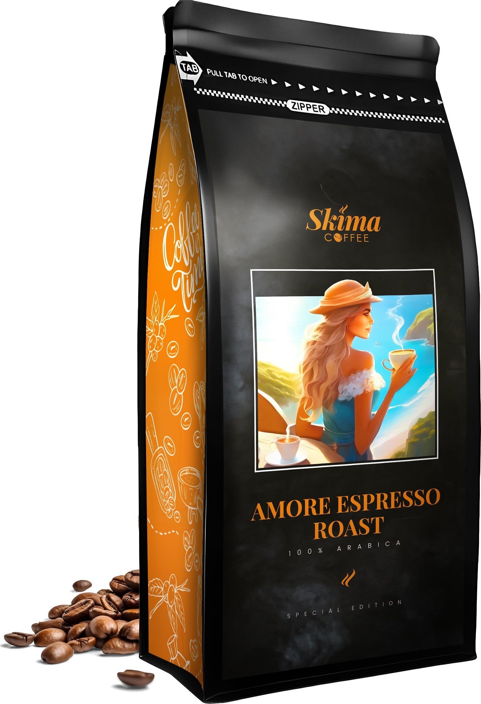 Kawa ziarnista 1kg AMORE ESPRESSO ROAST (SPECIAL EDITION) do ekspresu + GRATIS