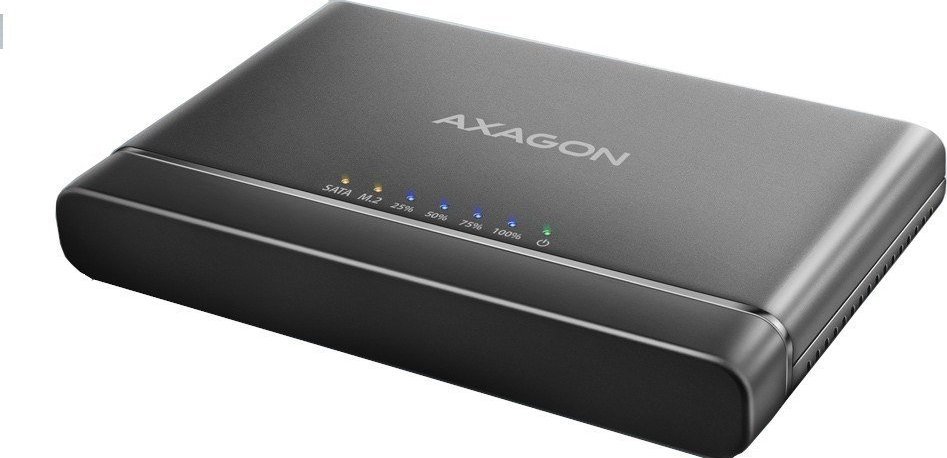 Kieszeń Axagon ADSA-CC USB-C 10Gbps NVMe M.2 2.5/3.5 SSD&HDD Clone Master 2