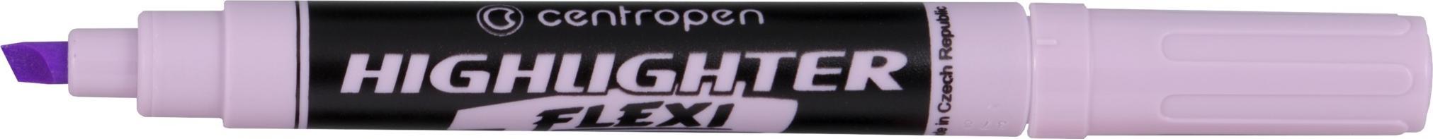 Centropen Centropen, zakreślacz 8542, fioletowy, 10szt, 1-5mm, z super elastyczną końcówką, cena za 1 szt