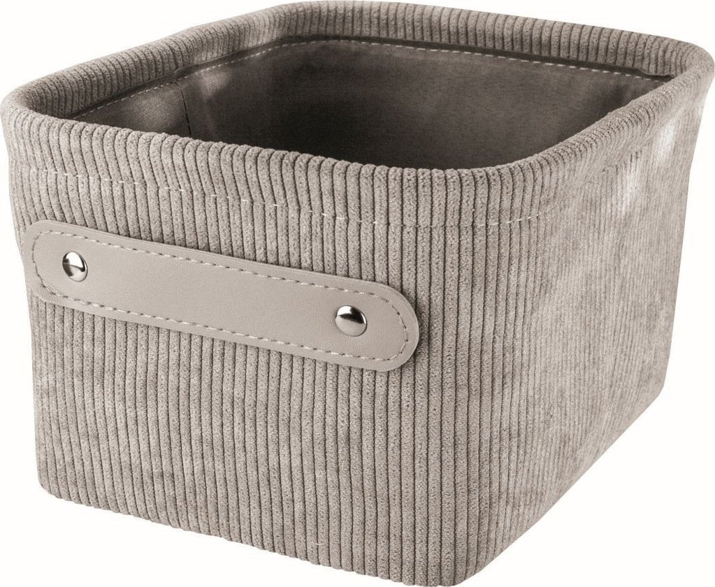 Kleine Wolke Kleine Wolke Bedford Pojemnik łazienkowy szary S tworzywo sztuczne