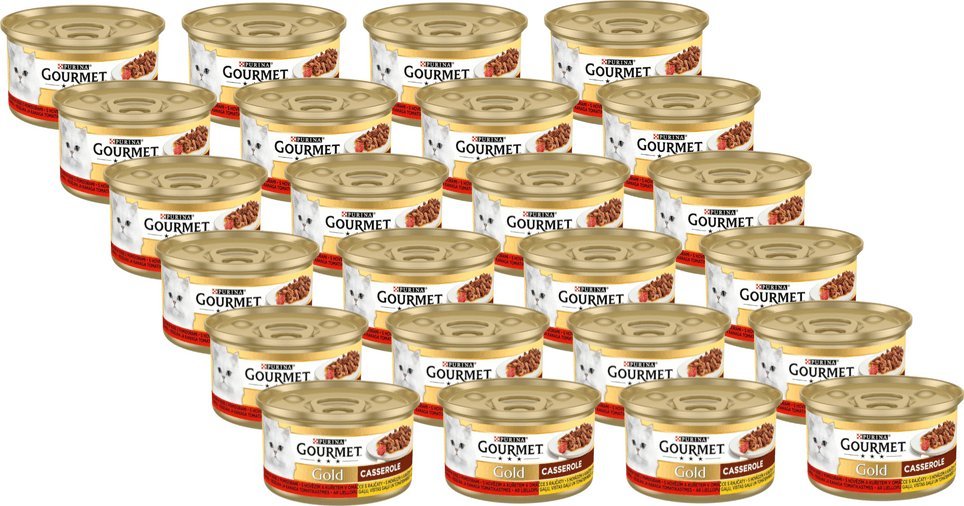 Purina Purina Gourmet Gold z wołowiną i kurczakiem w sosie z pomidorami 24x85g