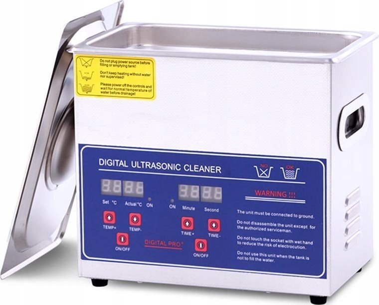 Wanna Techrebal MYJKA WANNA ULTRADŹWIĘKOWA 3,2L 220W GRZAŁKA KOSZ