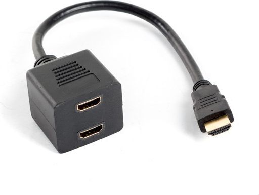Lanberg splitter HDMI - 2x HDMI (AD-0019-BK)