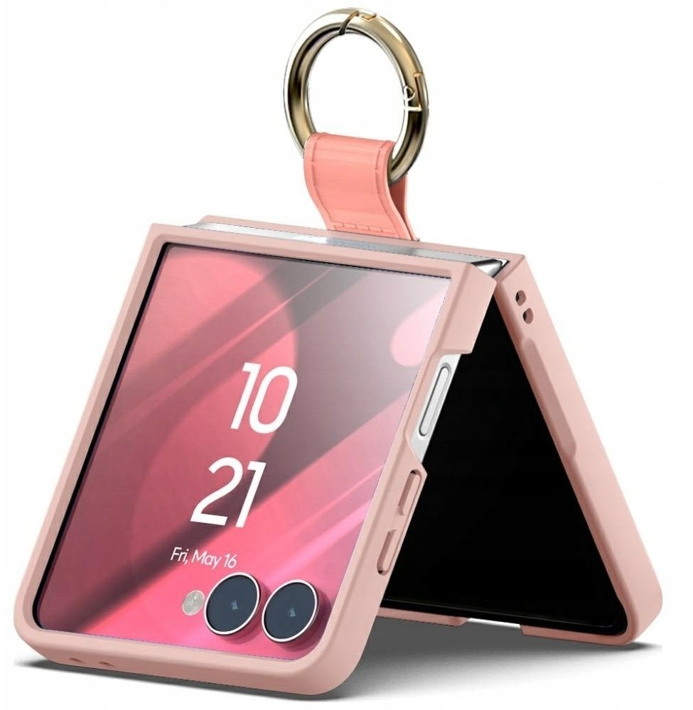 Etui Mercury Gold Ring do Samsung Galaxy Z Flip7 różowy