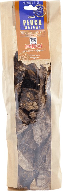 Milord Gryzak dla psa płuca wołowe 400 g