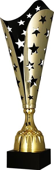 Victoria Sport Puchar metalowy złoto - czarny