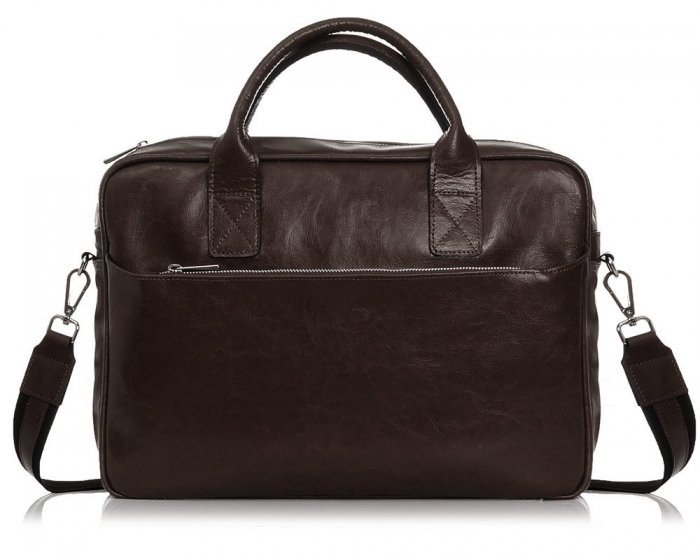 SKÓRZANA TORBA NA LAPTOP SOLOME EVER