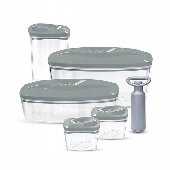 5 pojemników hermetycznych na jedzenie SeeYoo ZESTAW stalowy