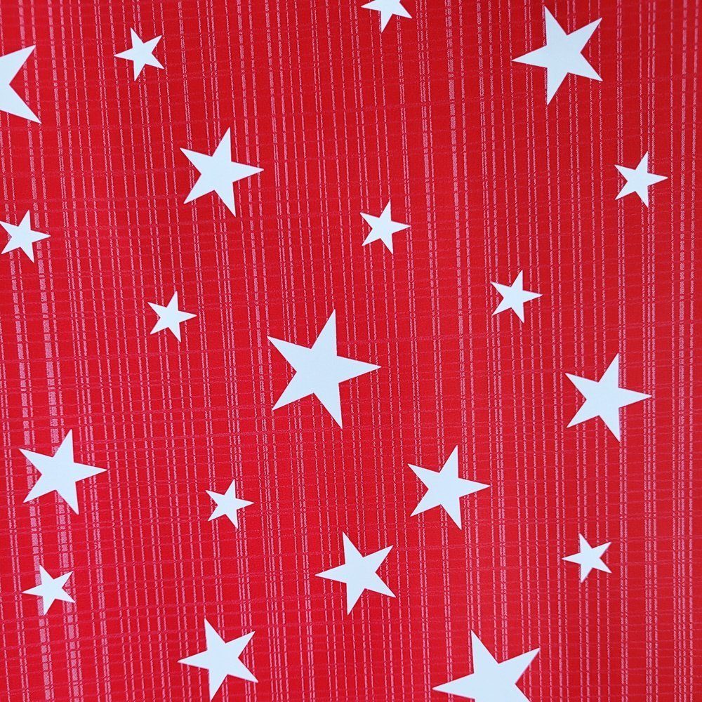 Papier Czerwony gwiazdki do pakowania 57cmx2m 2m293