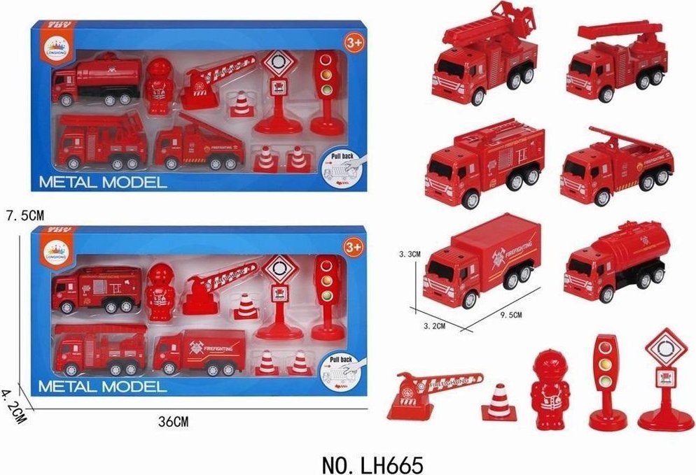Zestaw metalowych samochodów MIX