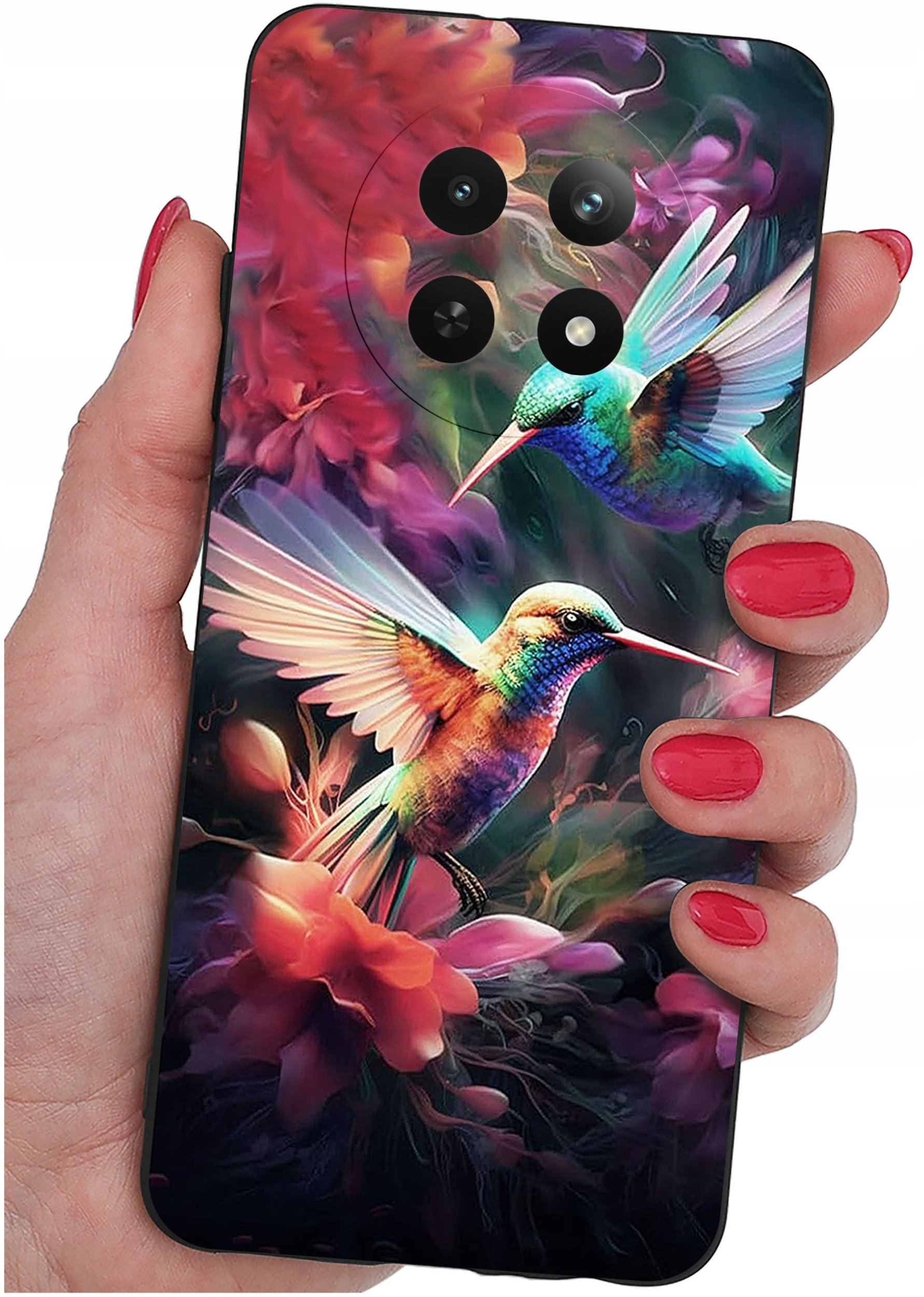 Etui do Realme 12 5G | 12x 5G WZORY |SILIKONOWE MATT CASE + SZKŁO 9H