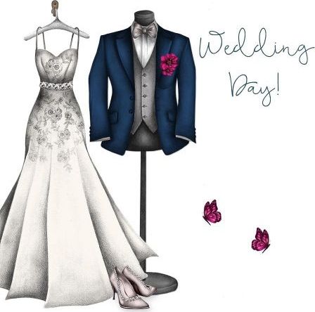 Clear Creation Karnet Swarovski kwadrat CL0311 Ślub stroje