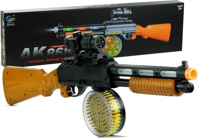 Lean Sport Pistolet Broń Karabin AK 868-1 Świeci Gra