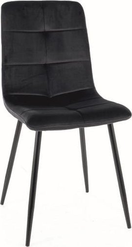 Signal Krzesło IVO VELVET czarne SIGNAL