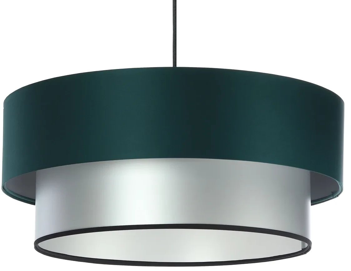 Lampa wisząca DOUBLE GREEN 50 zielona/srebrna BPS KONCEPT