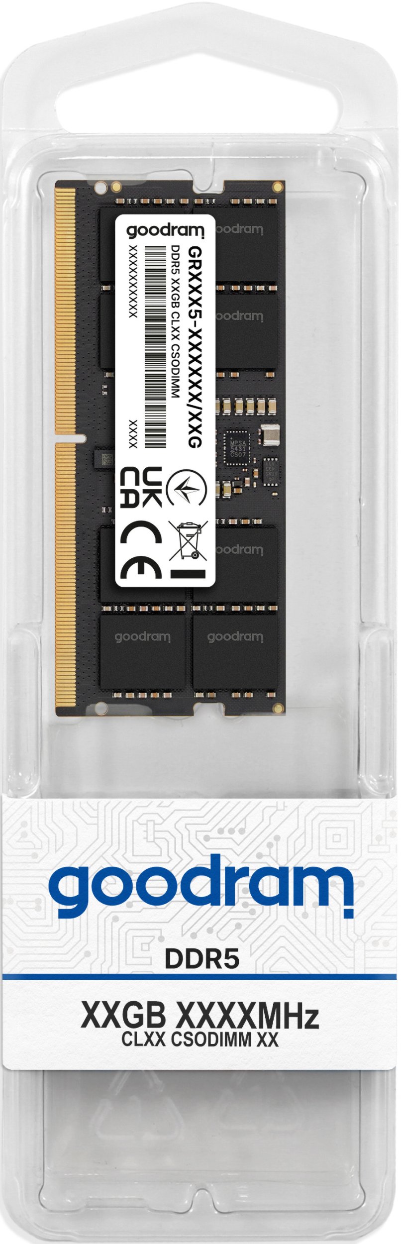 Pamięć do notebooka DDR5 CSODIMM 32GB(2*16) 6400 CL52