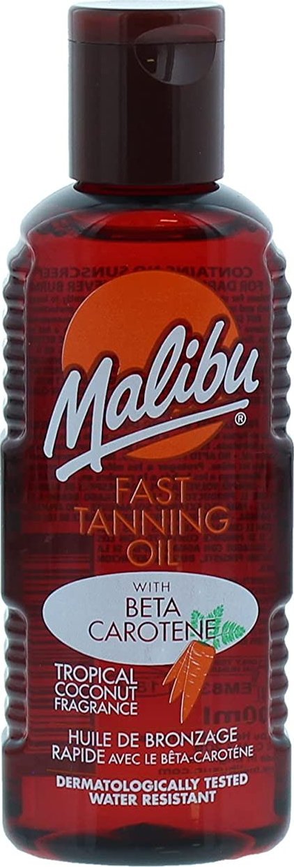 Malibu Malibu Fast Tanning Oil Olejek Do Szybkiego Opalania 100ml
