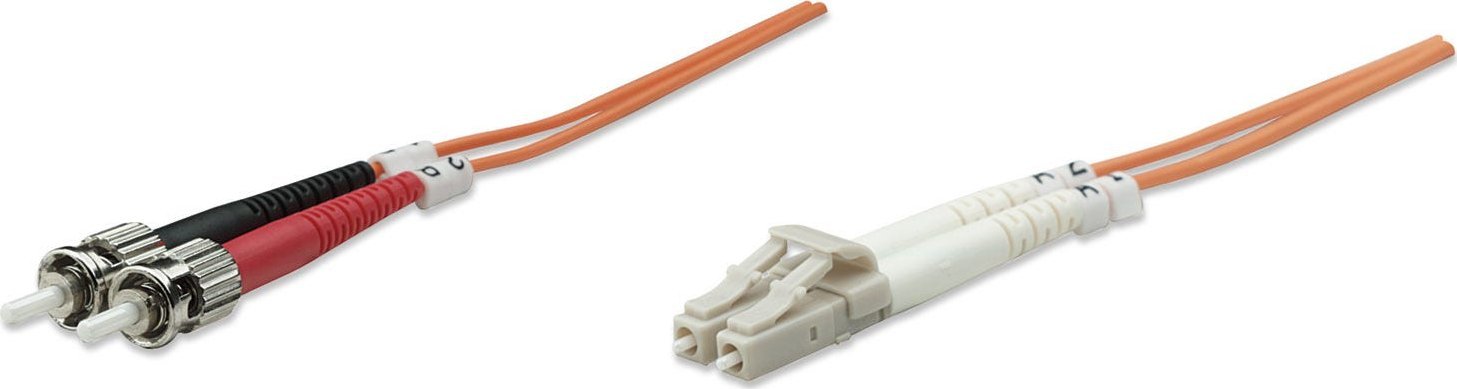 Intellinet Network Solutions INTELLINET Fiber Optic Patch Cable LC/ST OM1 5m orange 62,5/125um Duplex Multimode - 471336