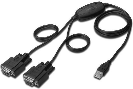 Kabel USB Digitus USB-A - RS-232 1.5 m Czarny (DA70158)
