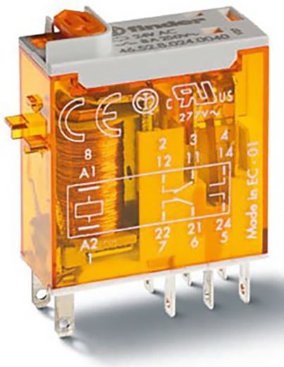 Finder Przekaźnik interfejsowy miniaturowy 2P 8A 12V DC (46.52.9.012.00740)