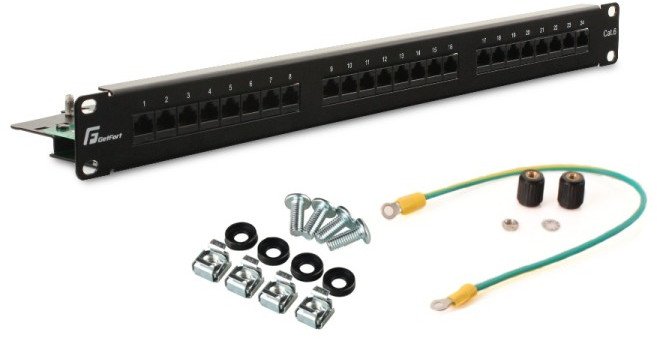 Patch Panel Utp Cat.6 24 Porty Pgf-6Utp24-B5 Getfort