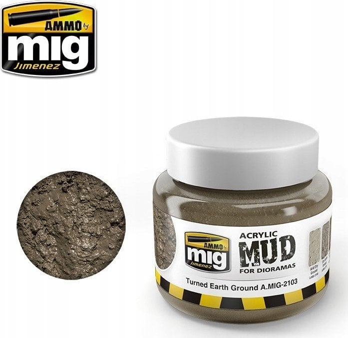 Vallejo Ammo: Acrylic Mud for Dioramas - Turned Earth Ground (250 ml)