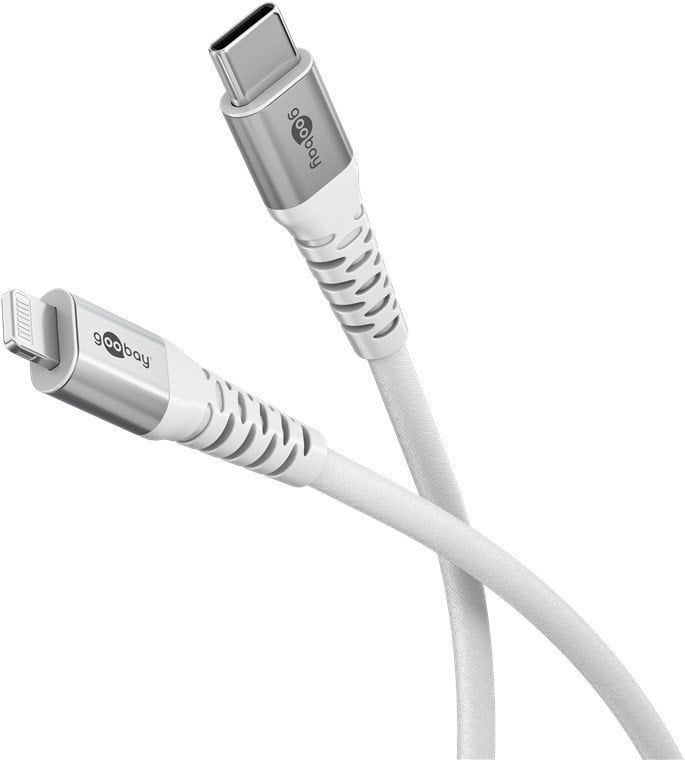 Kabel USB Goobay Lightning - USB-C 3 m Biały (RB74521)