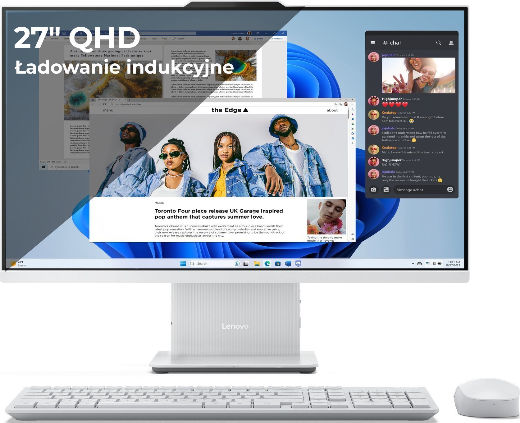 Komputer Lenovo IdeaCentre AIO 27IRH9 Core i5-13420H, 16 GB, 1 TB SSD Windows 11 Home