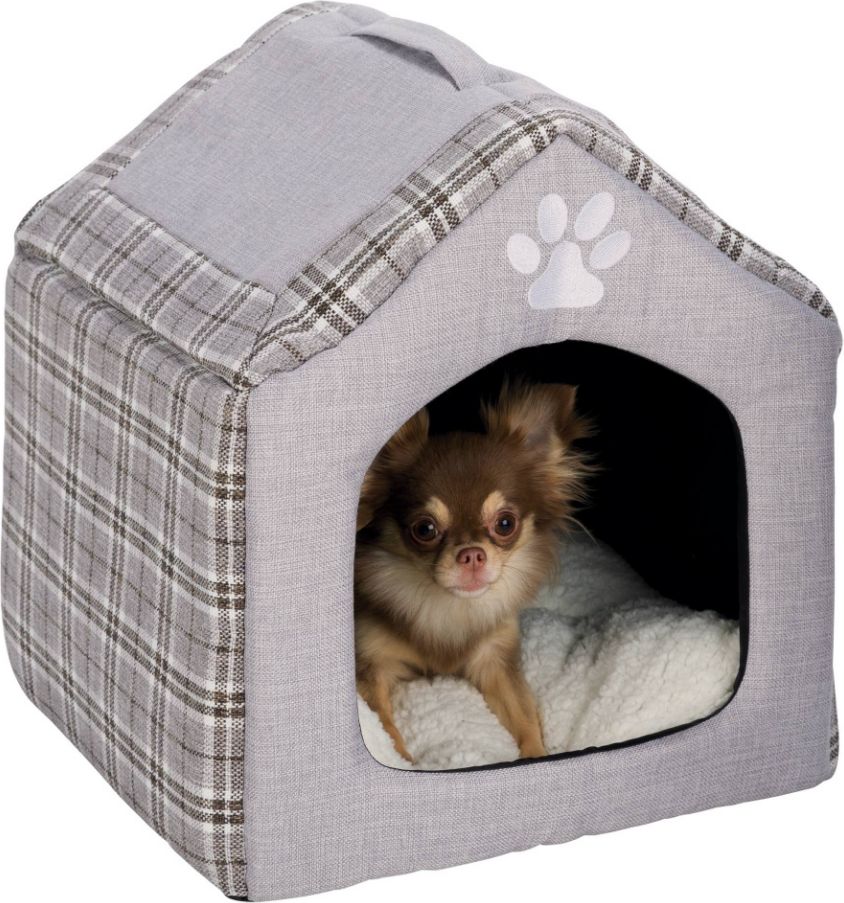 Trixie Legowisko zamknięte Silas szare 40 × 45 × 40 cm