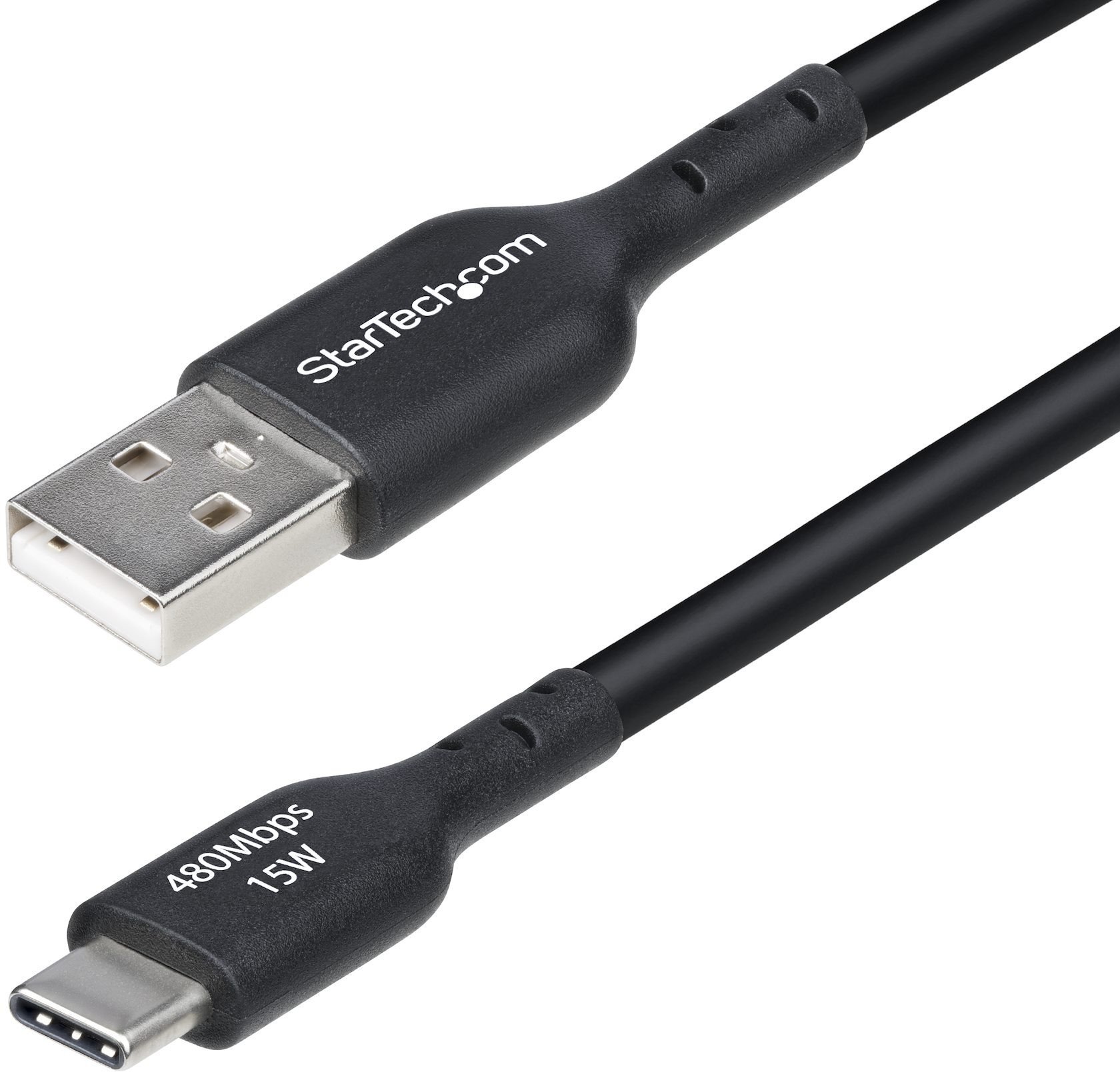 Kabel USB StarTech USB-A - USB-C 4 m Czarny (USB2AC4MBKE)