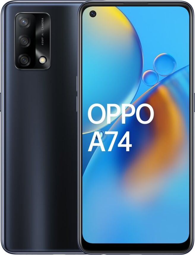 Smartfon Oppo A74 4/128GB Czarny (CPH2219CZ)