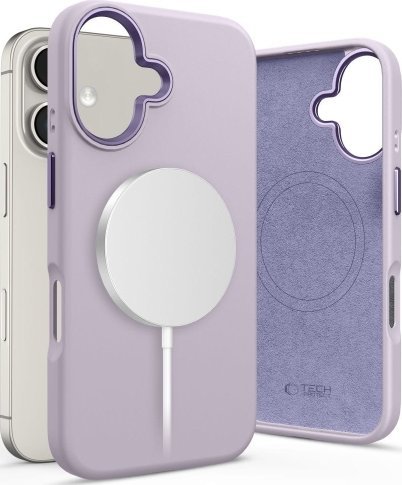 Tech-Protect Etui Tech-Protect Silicone Pure MagSafe Apple iPhone 16 Mauve