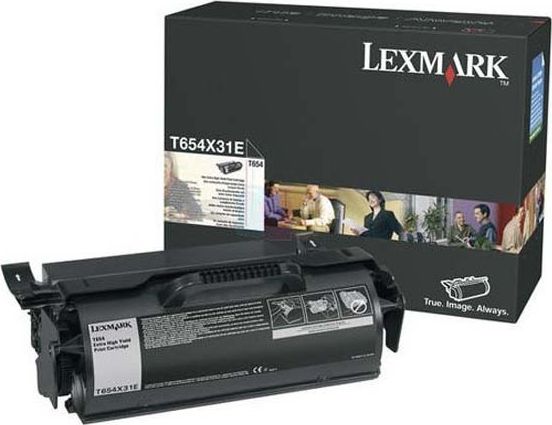 Toner Lexmark T654X31E Black Oryginał (T654X31E)