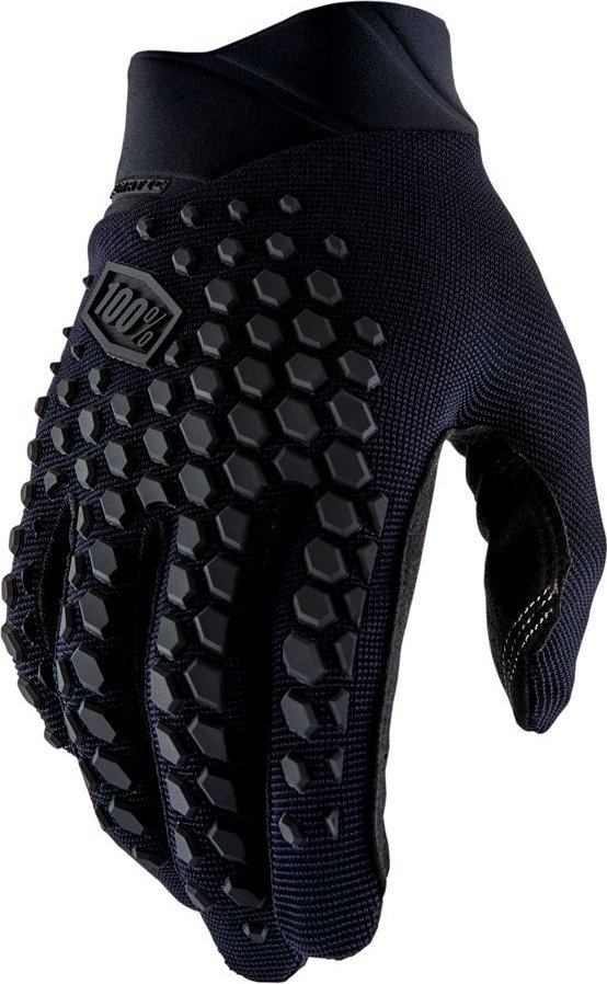 100% Rękawiczki 100% GEOMATIC Gloves Black/Charcoal - S (długość dłoni 181-187 mm) (NEW 2022)