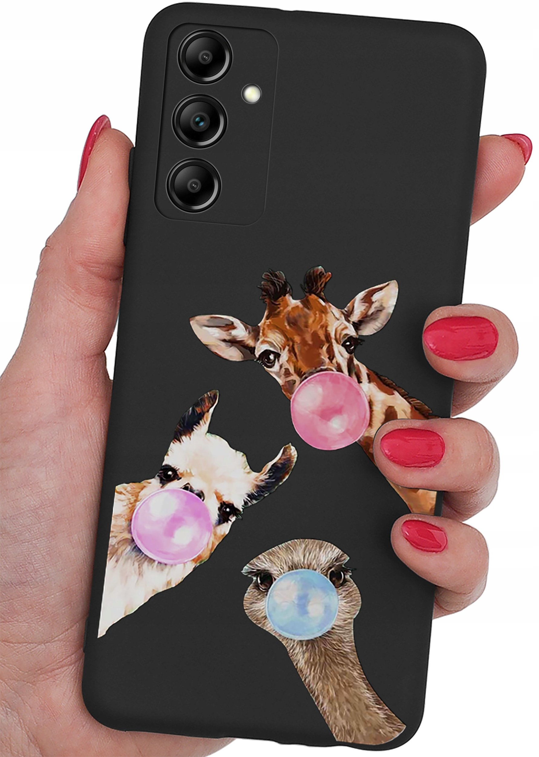 ETUI do Samsung Galaxy A05s CASE WZORY SOFT MATT PLECKI + SZKŁO 9H