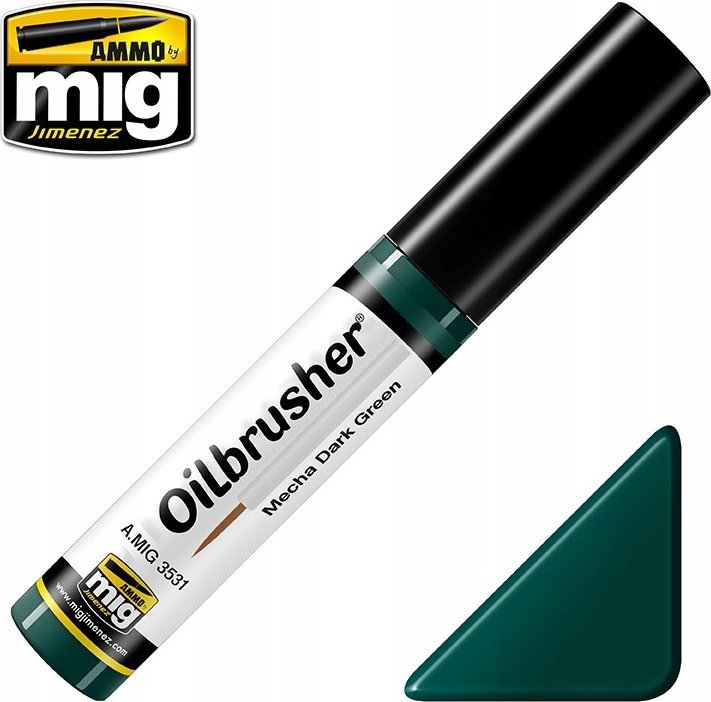 Vallejo Ammo: Oilbrusher - Mecha Dark Green (10 ml)