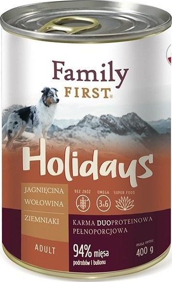 Family First FamilyFirst Jagnięcina+wołowina+ziemniak adult 400g