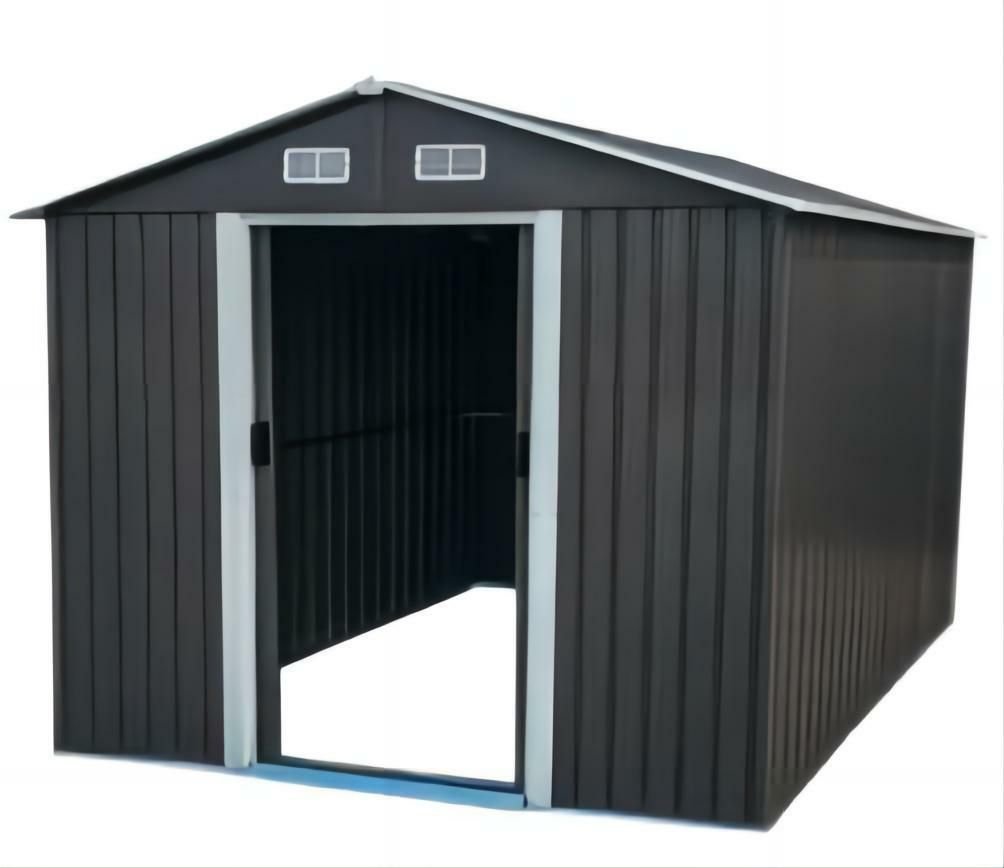 Domek metalowy na narzędzia blaszak, szopa 312x257x202 szary antracytowy