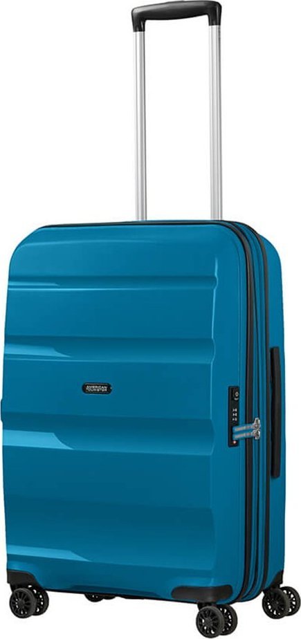 American Tourister Średnia walizka AMERICAN TOURISTER BON AIR DLX 134850 Niebieska