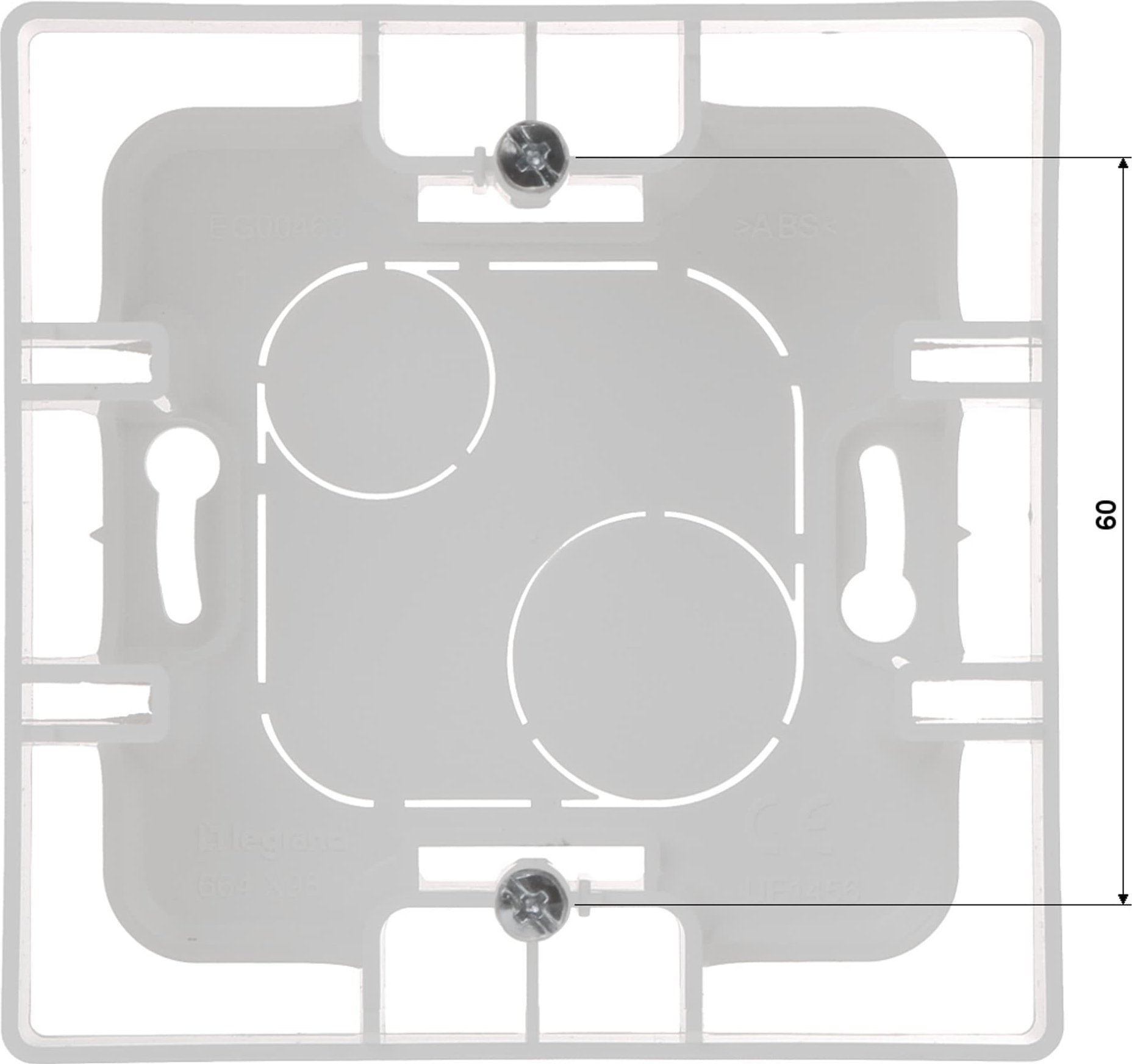 Legrand PUSZKA NATYNKOWA POJEDYNCZA LE-664798 Niloe LEGRAND