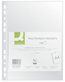 Q-Connect KOSZULKA A4 GROSZKOWA 100SZT (KF15632)