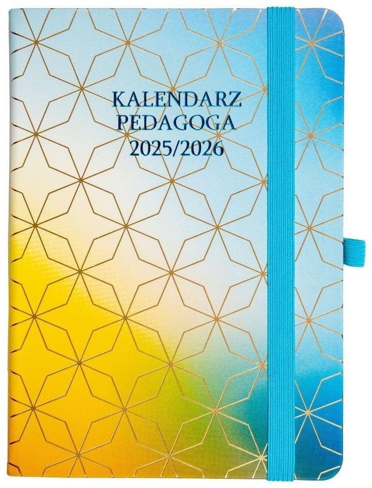 Kalendarz pedagoga 2025/26 B6 tyg Salsa tęczowy