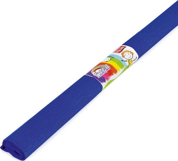 Fiorello Bibuła marszczona Fiorello 50x200cm, CIEMNONIEBIESKI