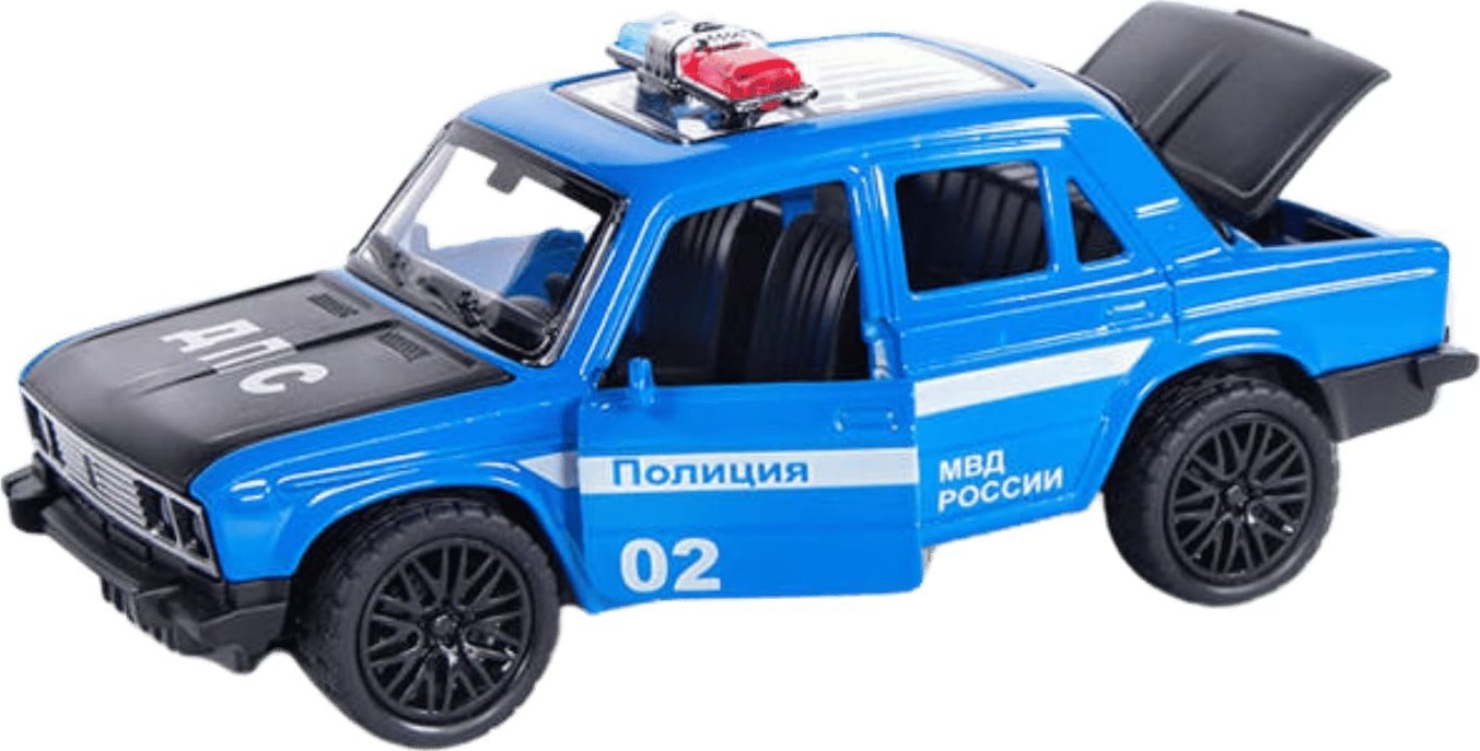 Trifox AUTO METALOWE POLICJA ŚWIATŁO DŹWIĘK 1szt