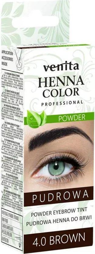 VENITA_Henna Color Powder pudrowa henna do brwi 4.0 Brown 4g