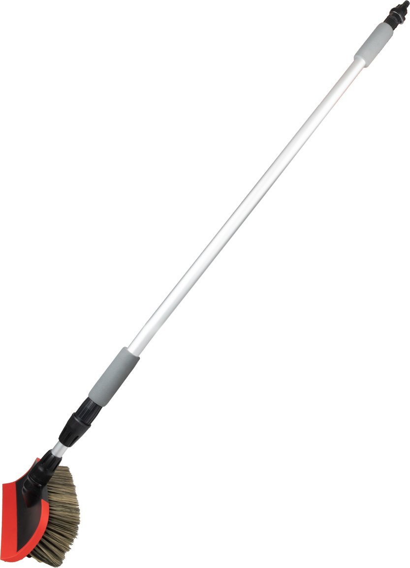 AMiO Szczotka teleskopowa przepływowa do mycia samochodu auta 97-160cm amio-03955