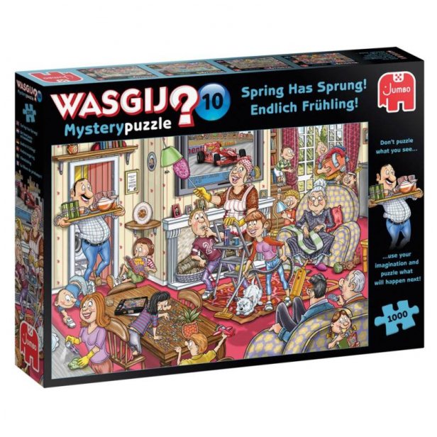 Jumbo Wasgij Mystery 10 Wreszcie wiosna! 1000 Teile Puzzle (81905)