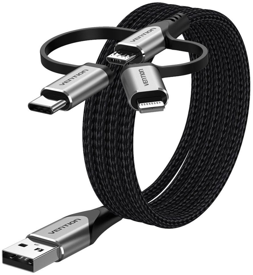 Kabel USB Vention Kabel USB CQJHF 1 m Szary