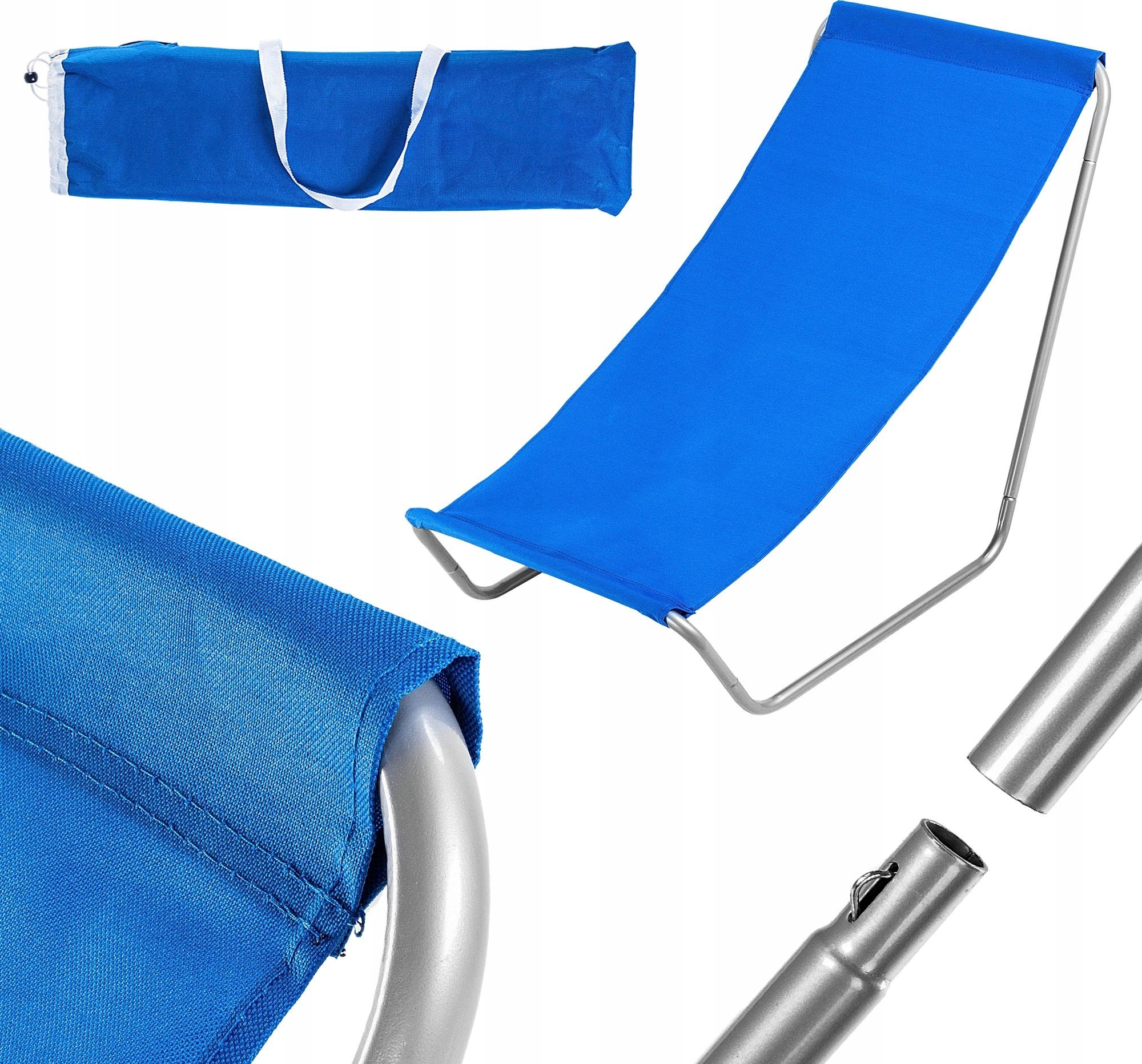 Kadax KADAX Leżak Składany Ogrodowy Fotel Z Pokrowcem