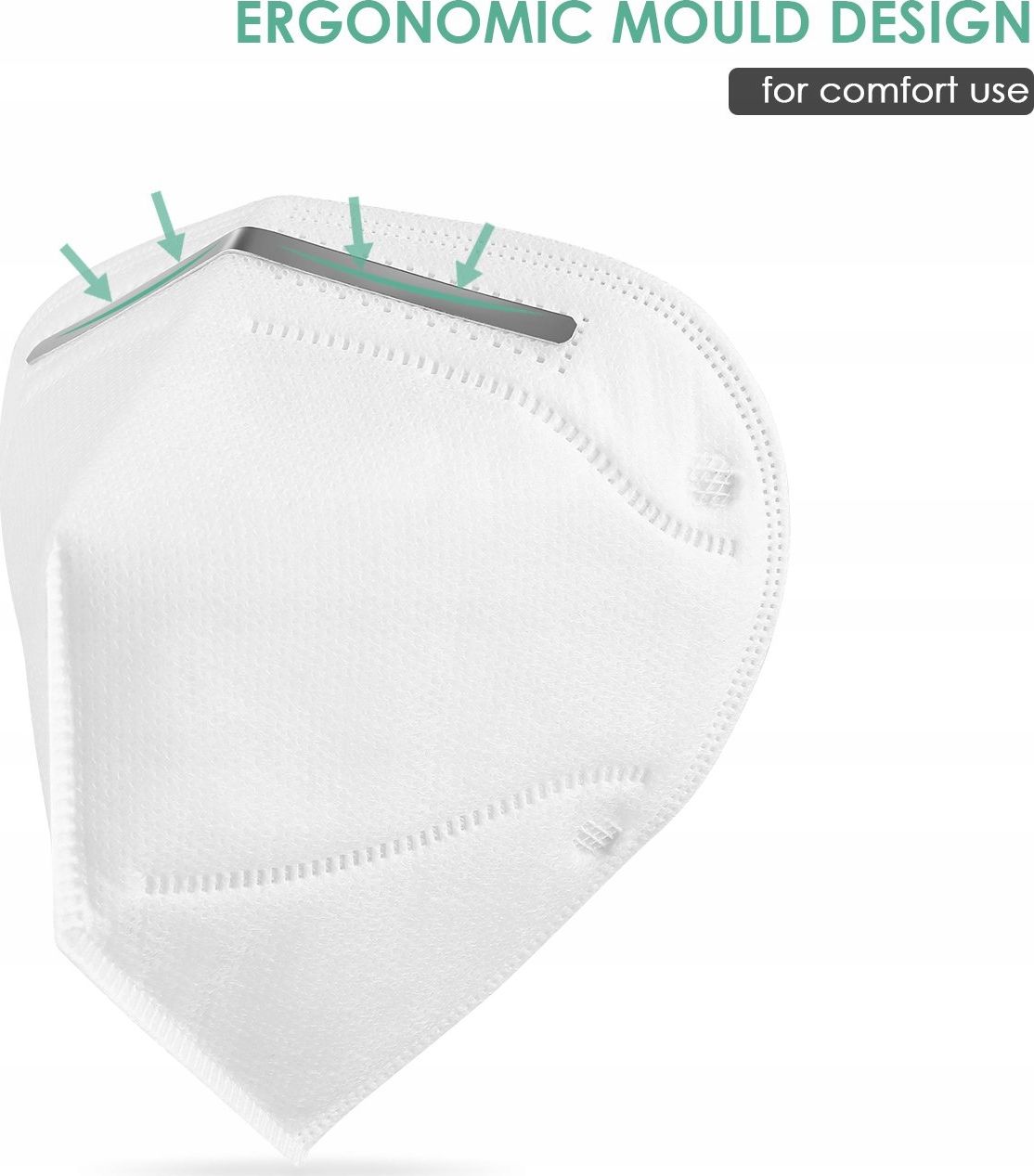 GCPC Maska medyczna Respirator klasy FFP2 N95 KN95 antywirusowa